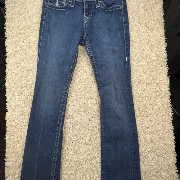 True Religion Denim - True Religion World Tour Women Size 28 Jeans Denim Pants Wide Leg Boot Cut